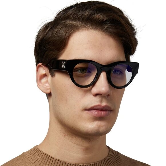 Off-White Women Eyeglasses Black Round OERJ013 STYLE 13 1000 NEW AUTHENTIC